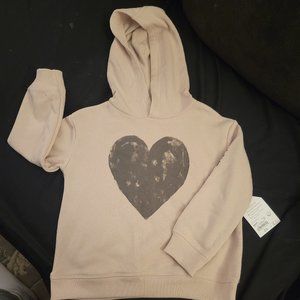 Girls long sleeve cotton hoodie